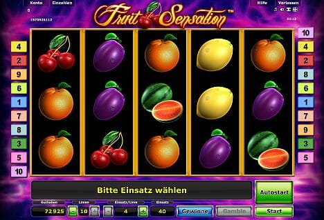 Fruit Sensation Online Spielen