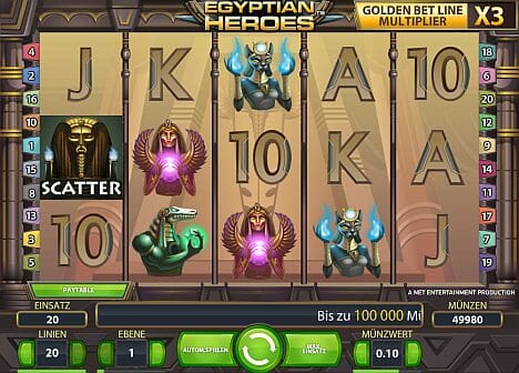 Egyptian Heroes Spielautomat