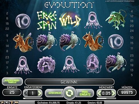 Evolution Spielautomat