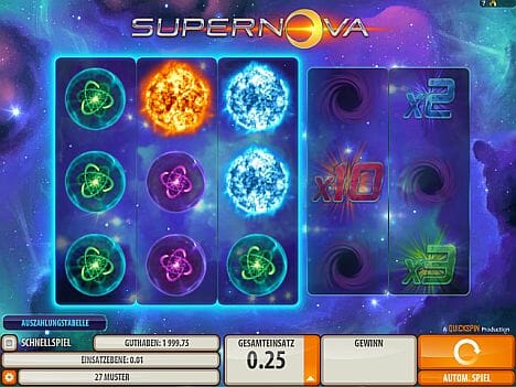 Supernova Spielautomat