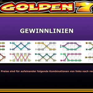 Novoline Golden 7 Gewinnlinien