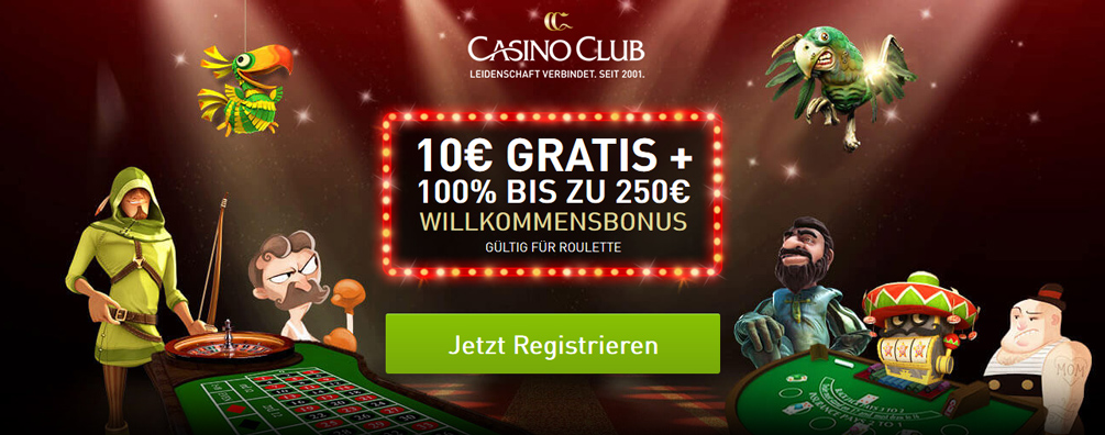 Casino Club Bonus Banner