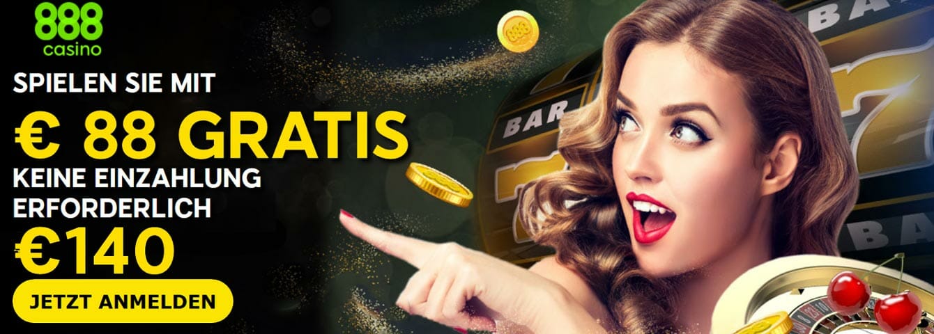 888 Casino Bonus Banner