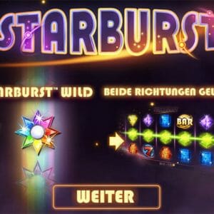 Starburst Vorschau Bonus