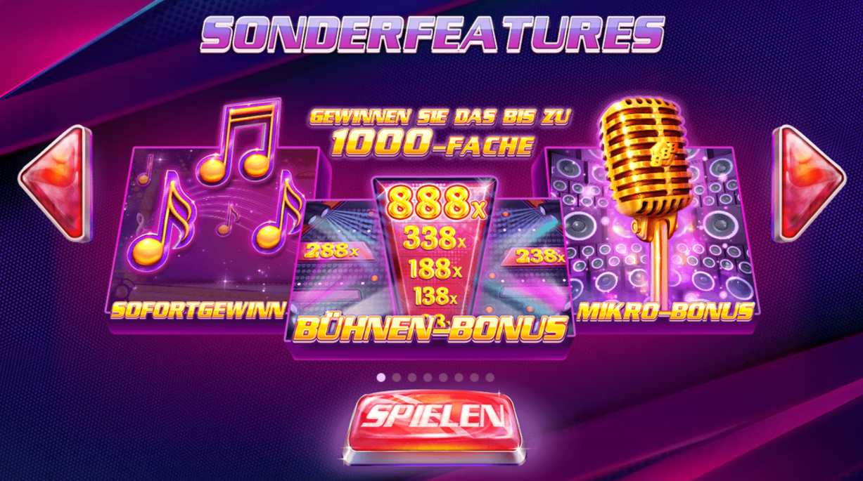 Spiel mit Sonderfeatures