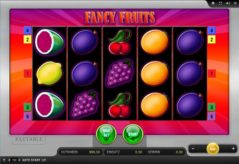 Fancy Fruits – Bally Wulff Slot mit 110 Freispielen | spielhalle.net
