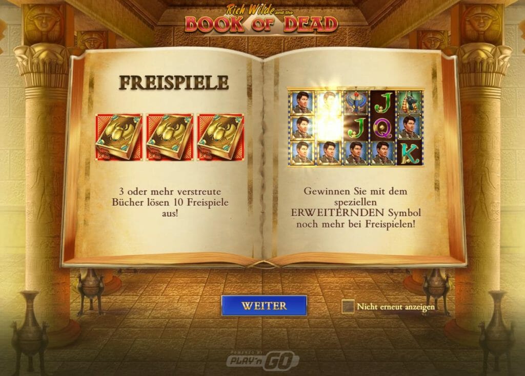 Book Of Dead Feature