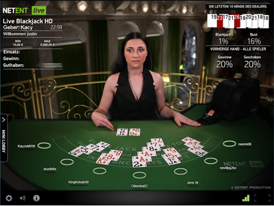 Live Casino Blackjack