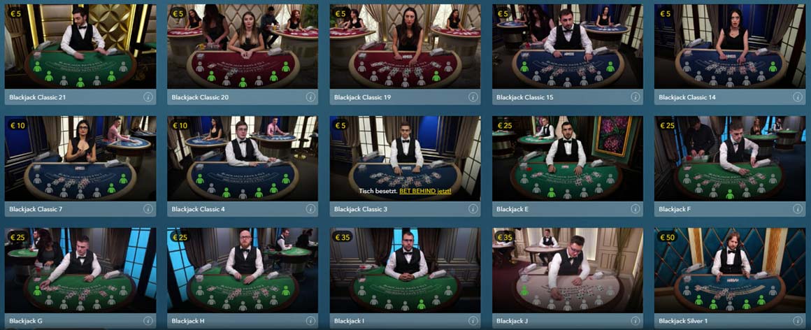 Live Casino Blackjack Casino Hero