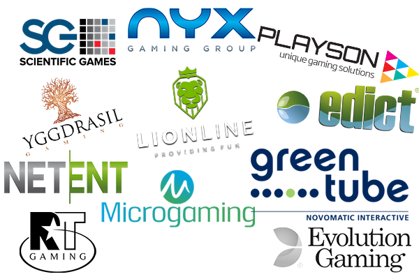 Spielautomaten Software Logos