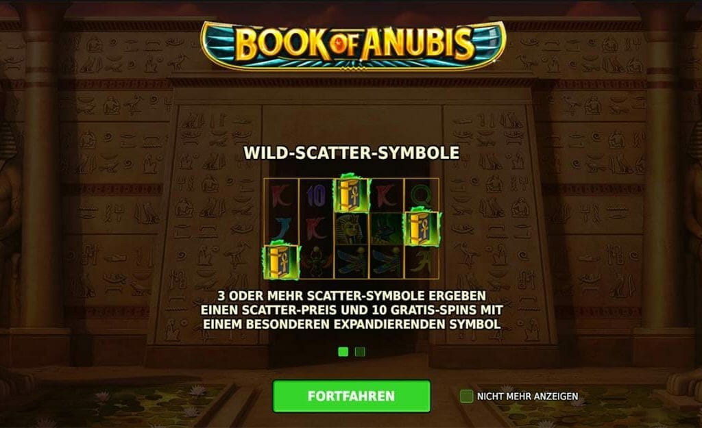 Book Of Anubis Bonus