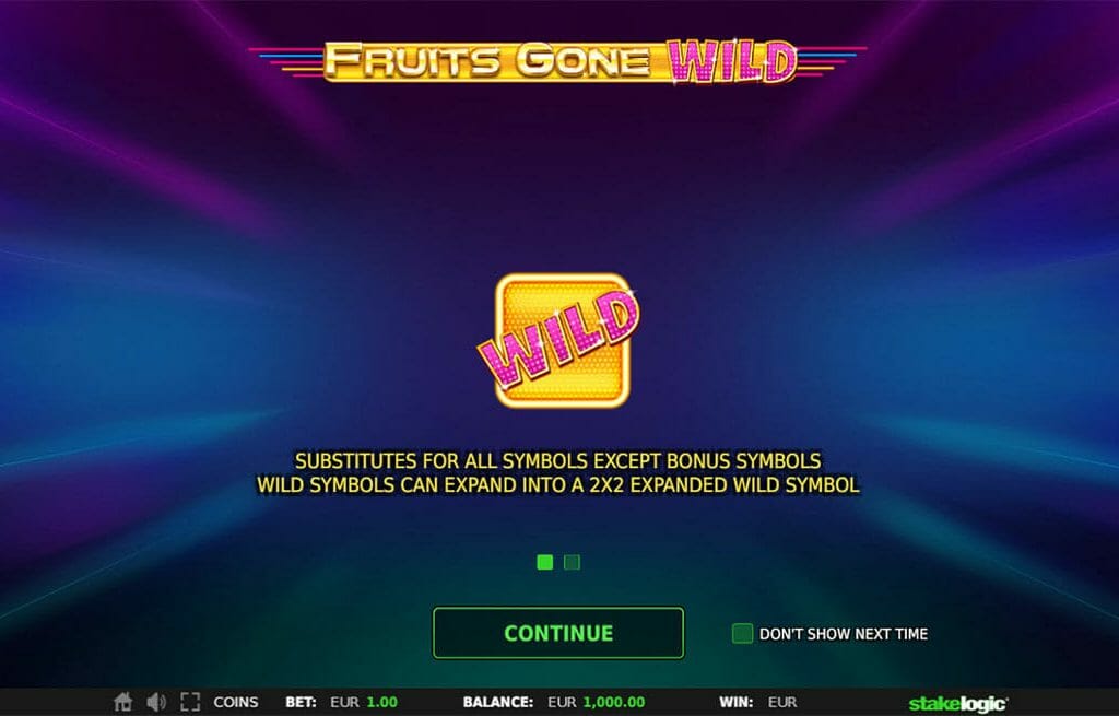 Fruits Gone Wild Wild Bonus