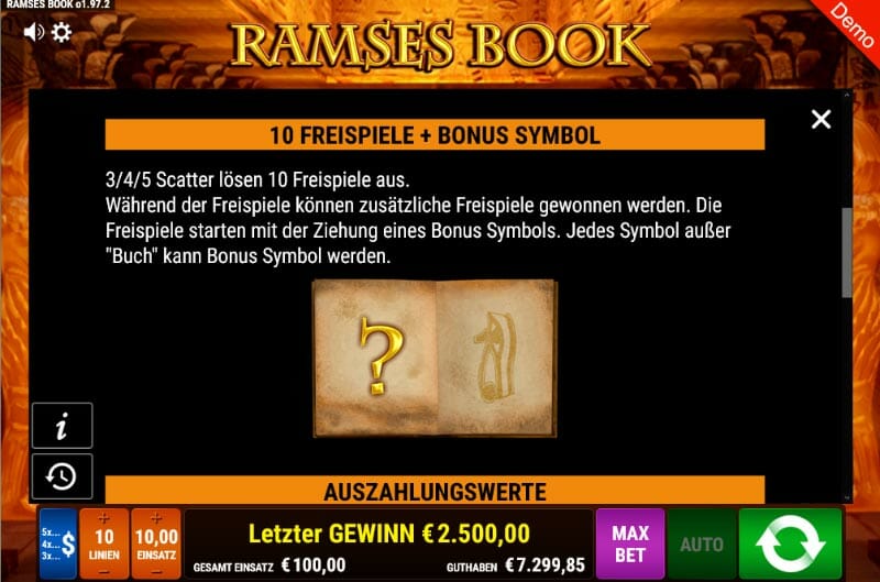 Ramses Book Bonus