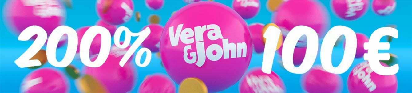 Vera John Casino Bonus Banner