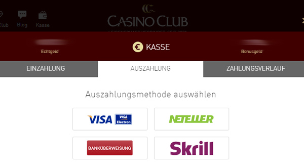 Auszahlungsquoten online Casinos