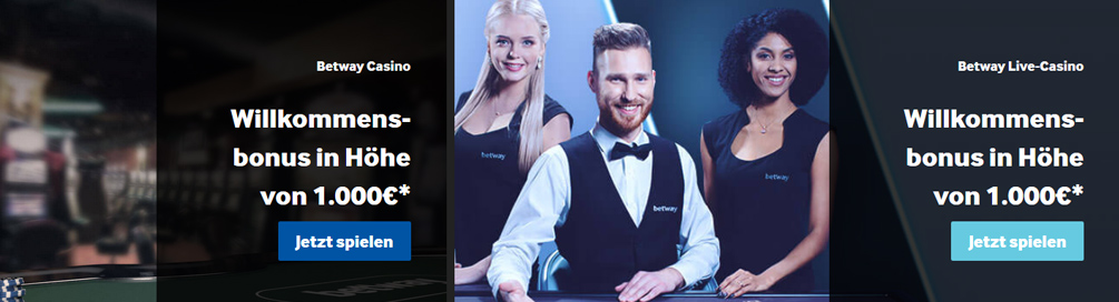 Betway Casino Bonus Banner