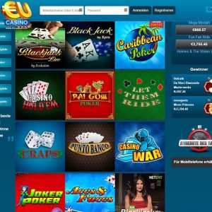 EUCasino Spiele