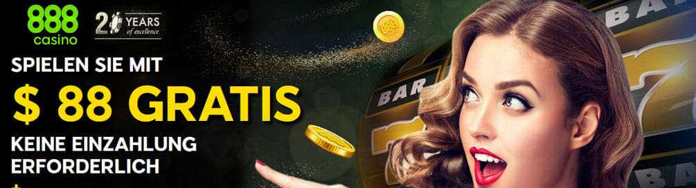 888 Casino Bonus Banner