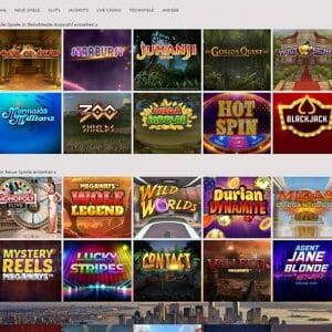 NYSpins Casino Spiele