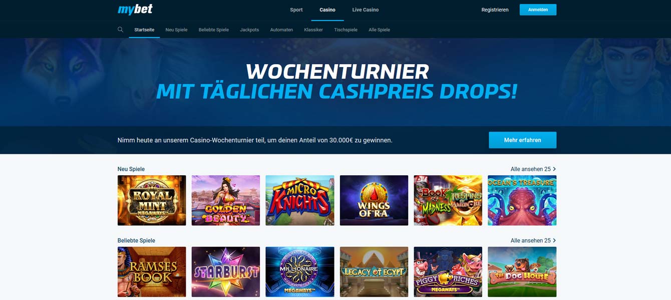 MyBet Casino Vorschau